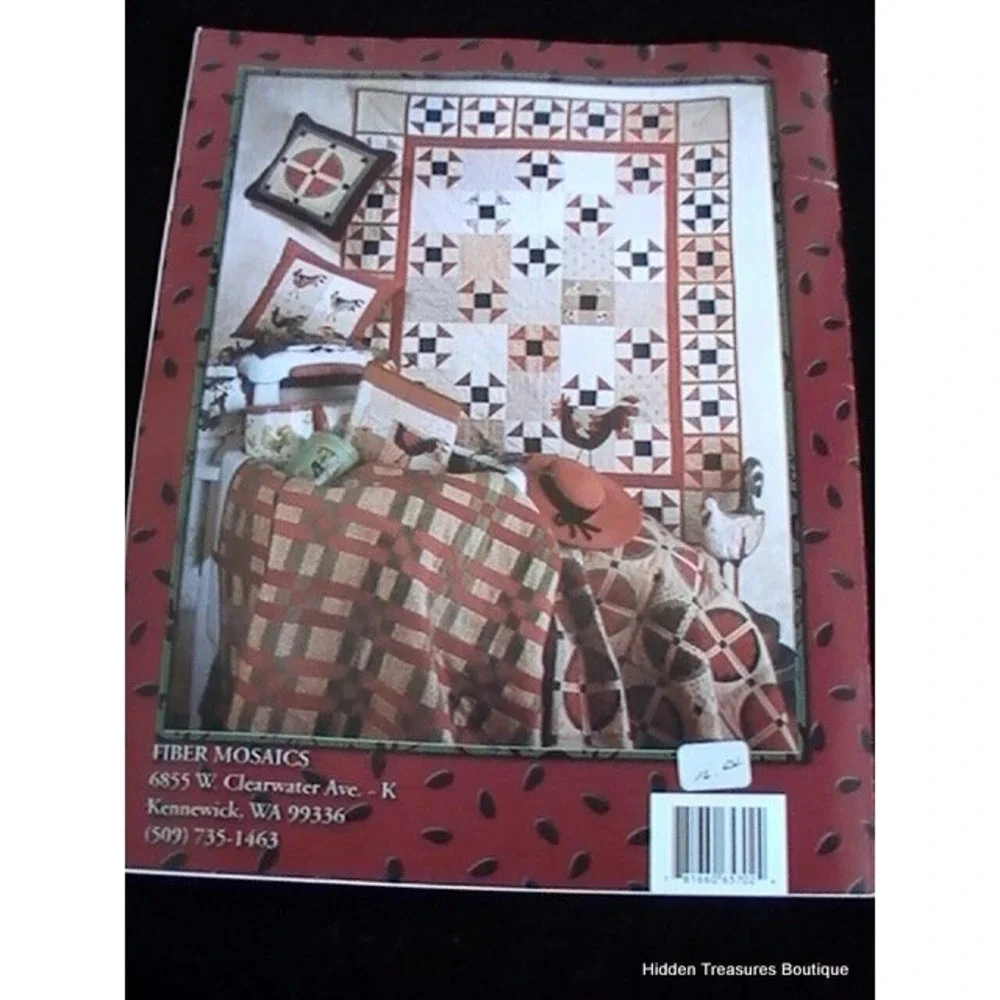 Watermelon Pie Applique Quilt Patterns Farm Fiber Mosaics Leslie‎ Beck